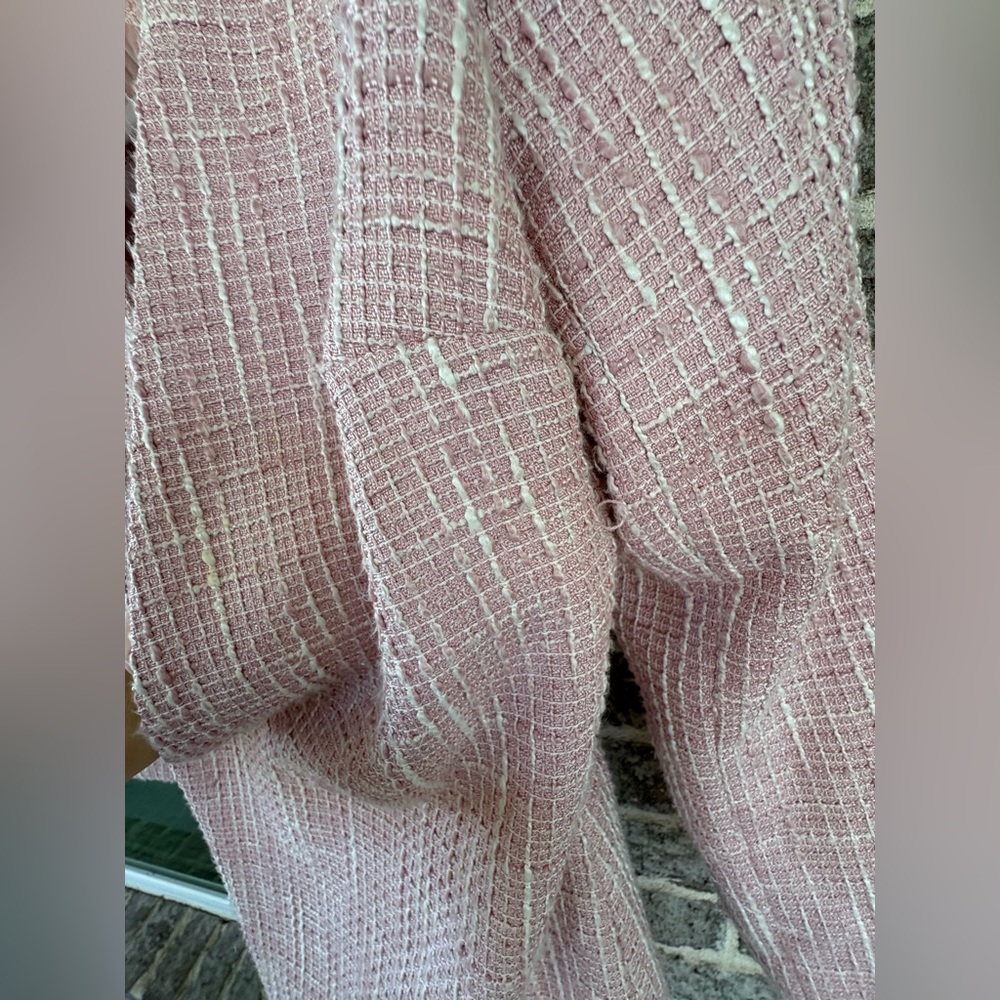 Revolve NBD Elegant Pink Tweed Women's Coat Dress - Picture 7 of 16